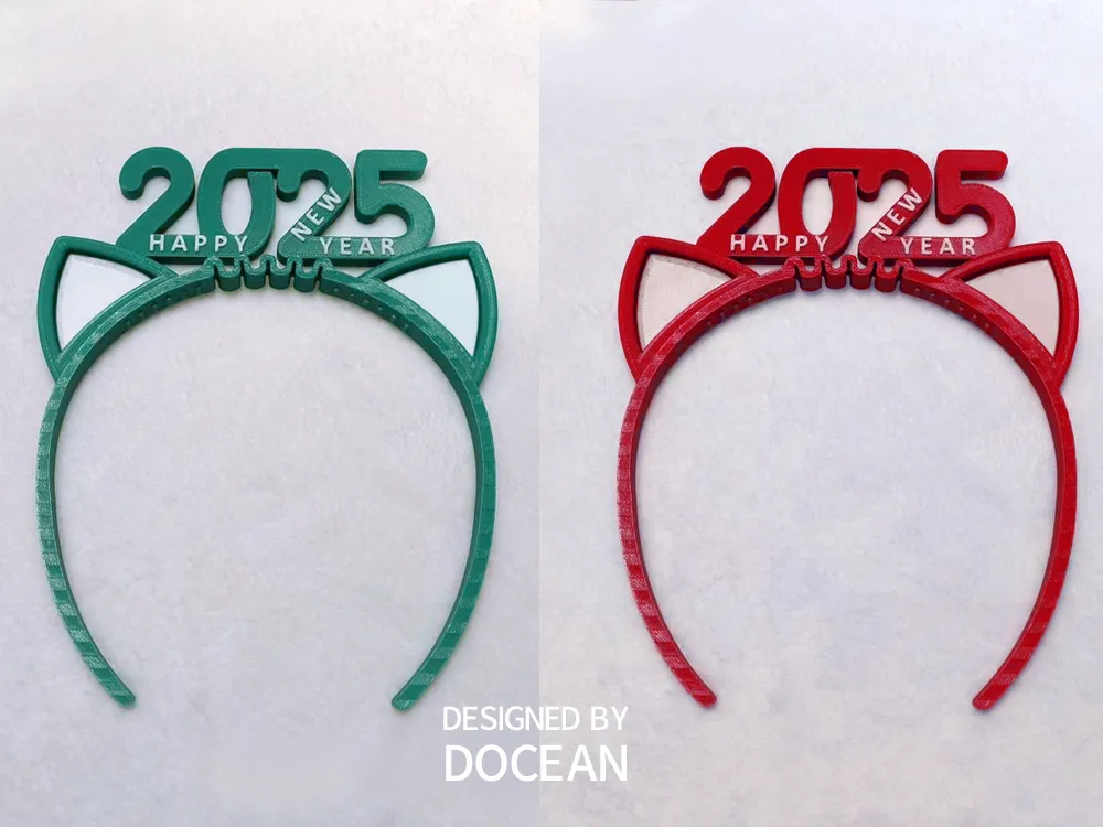Special Design 2025 New Year's Eve Ring Ornaments Decorative Collectible Gift