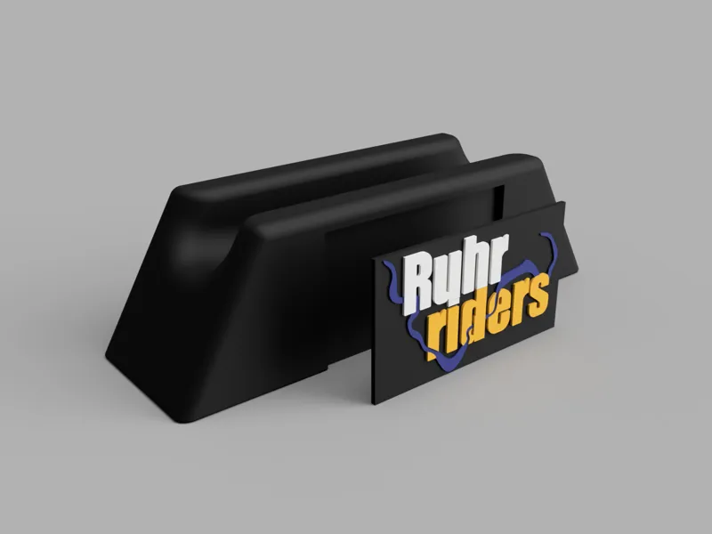 Wahoo front wheel stand with 2 custom cards