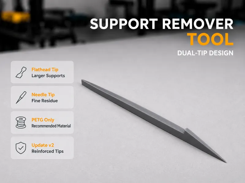 Support Remover Tool – Dual-Tip Design