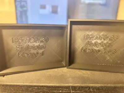 Measuring boxes IPSC Standard + IPSC Norway Sivil