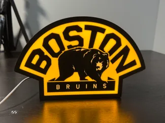 Boston Bruins Lamp