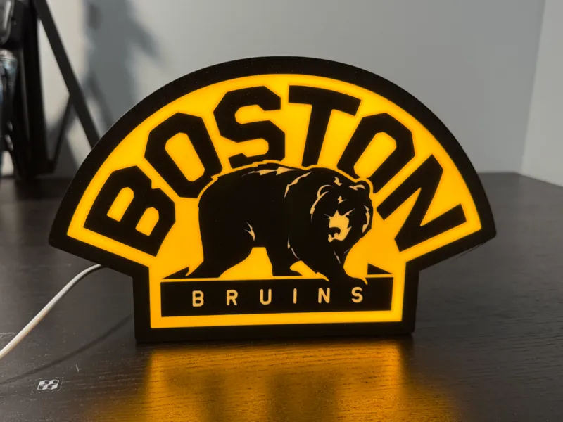 Boston Bruins Lamp