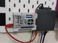 Fixation Skådis pour boîtier Raspberry Pi 4 + PoE Hat Waveshare — photo 2