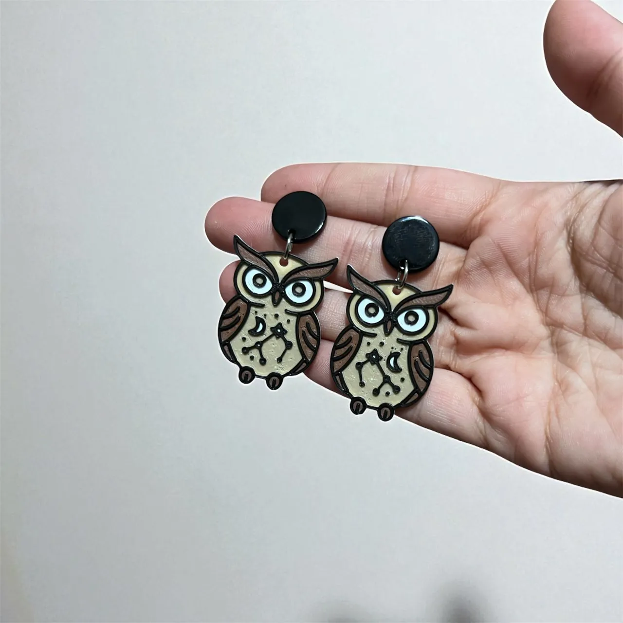 Pendientes búho view 3