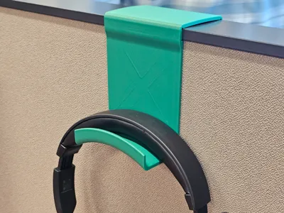 50mm Office Cubicle Wall Headphone Holder