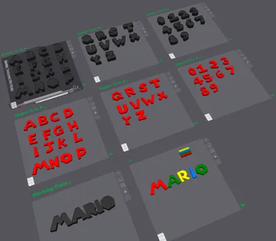Super Mario Brothers Customisable Name Alphabet by Printlab3Duk ...
