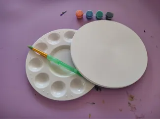 Kids' Paint Palette Lid - Customizable name