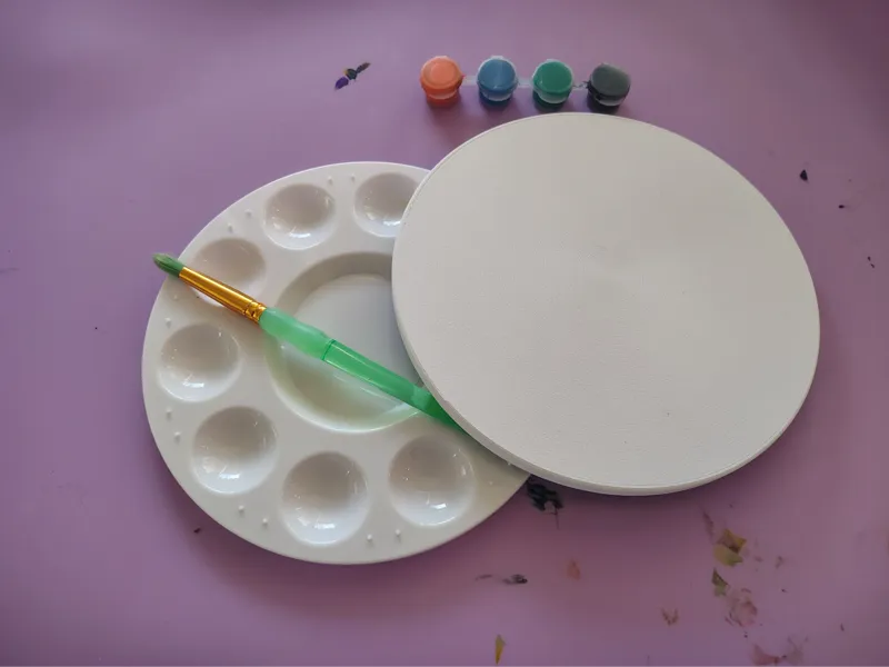 Kids' Paint Palette Lid - Customizable name
