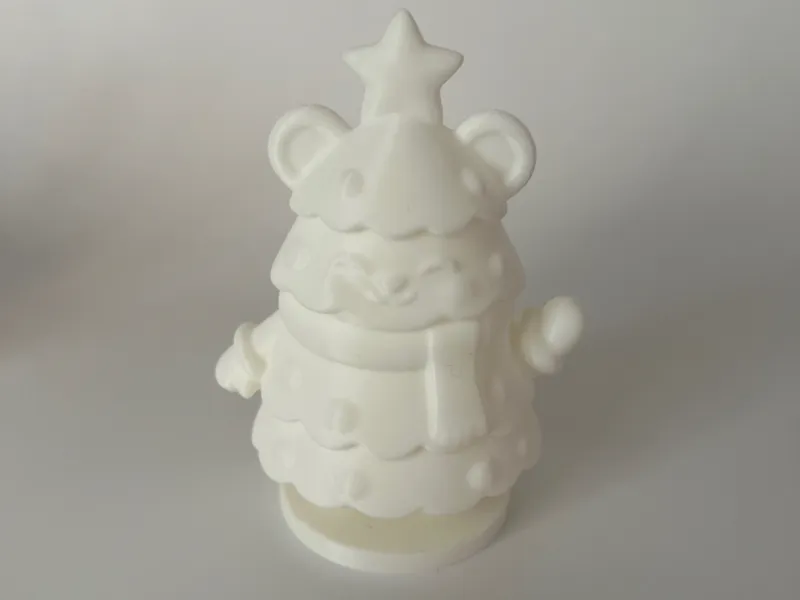 Festive Bear Tree – Cute Holiday Print