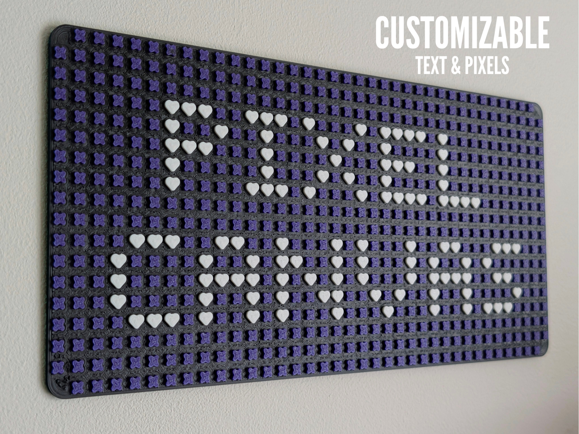 Pixel Canvas - functional art for boring walls