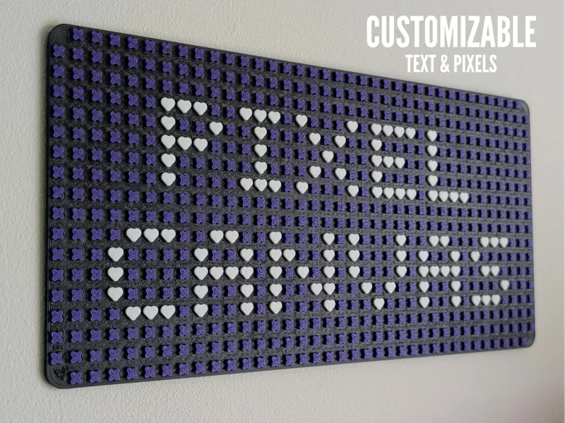 Pixel Canvas - functional art for boring walls