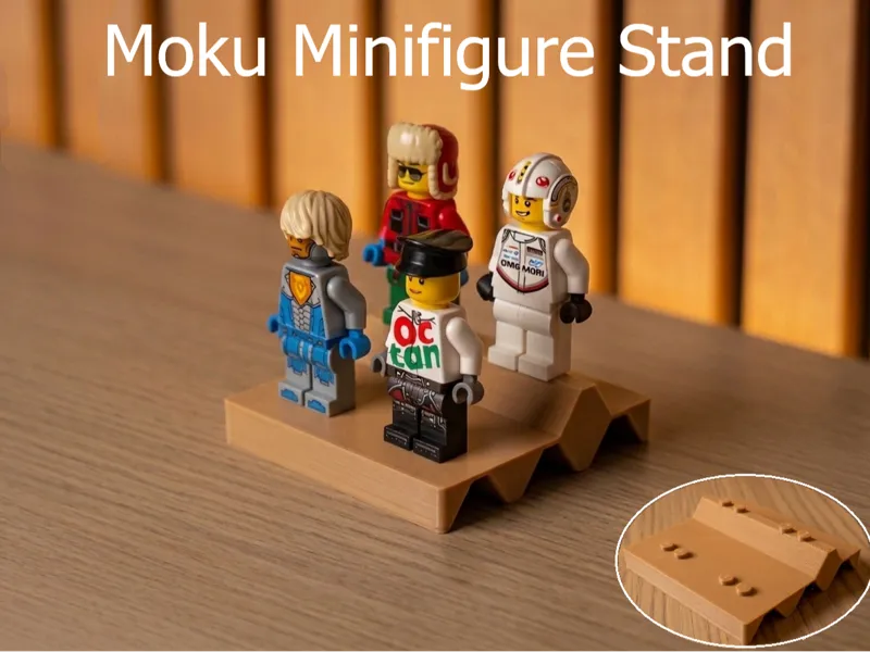 Moku minifigure stand