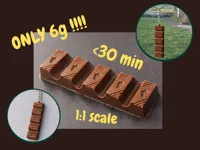 Porte-clés tablette de chocolat Kinder — photo 1