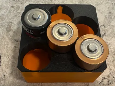 2x1 Multibin Top for D Cell Batteries