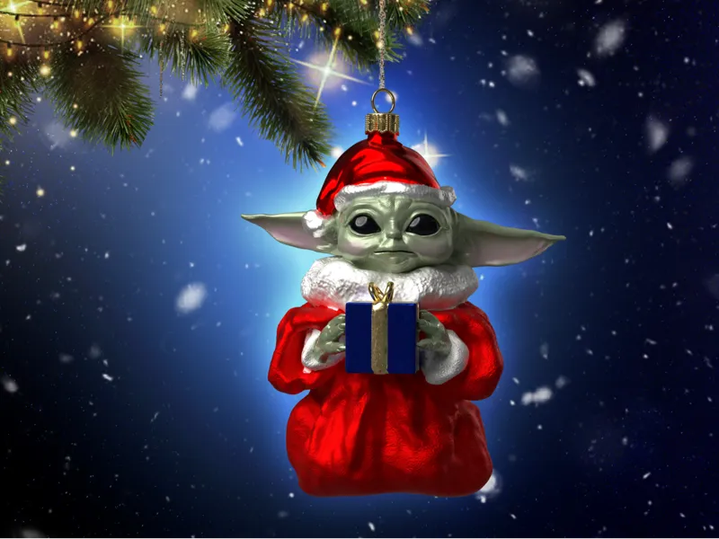 Baby Yoda Christmas ornament Tree Star Wars Grogu