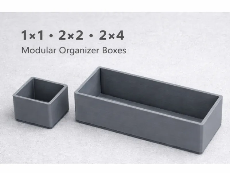 Modular Organizer System / Aufbewahrungs Box 