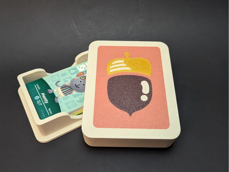 Animal Crossing Recipe Card Amiibo Box + Mini