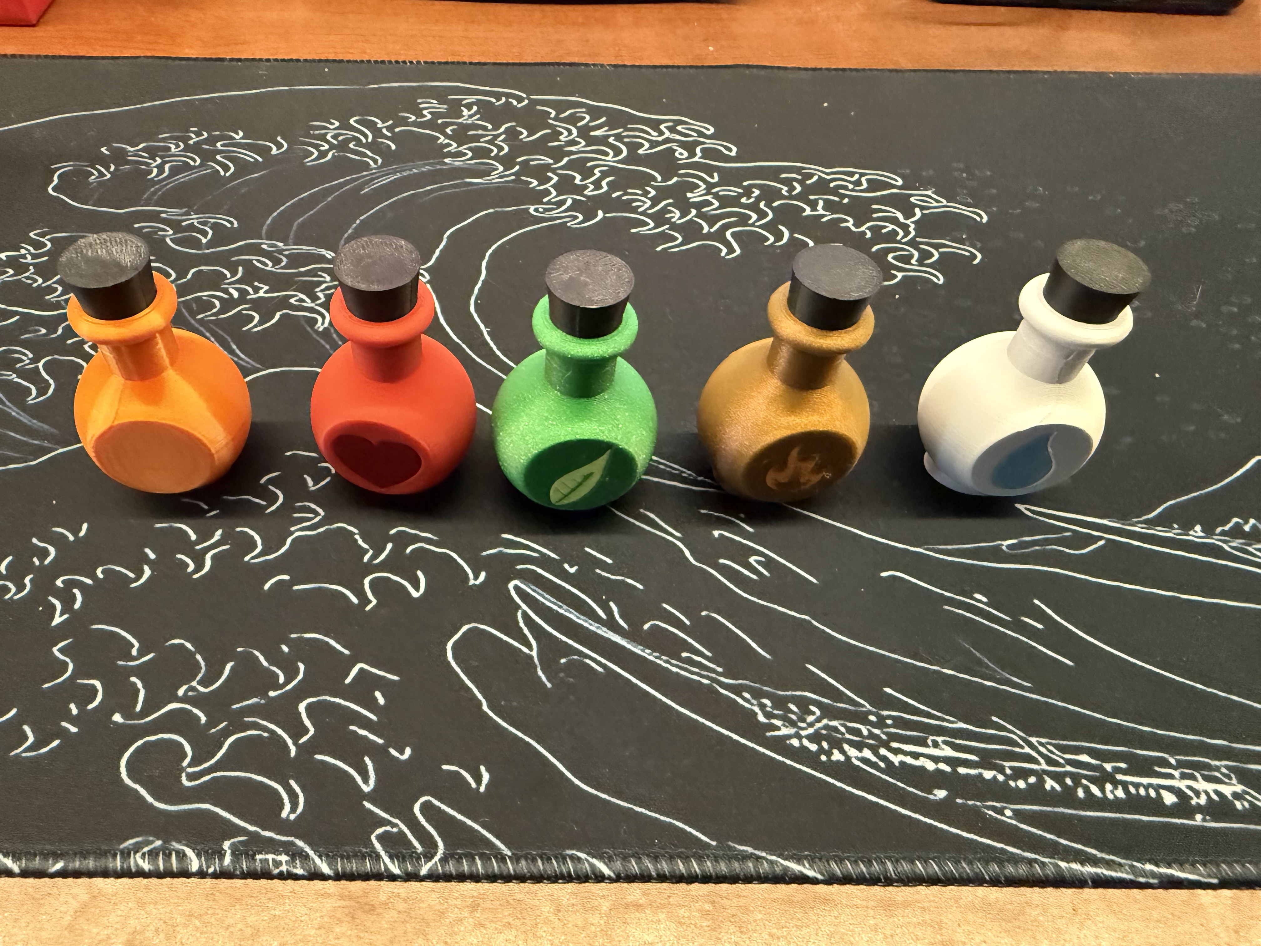 Miniatura 2 do modelo 3D Witch's Potion Bottles