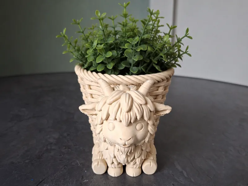 Cute Baby Goat Planter – Decorative Planter