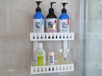 Double Shower Shelf