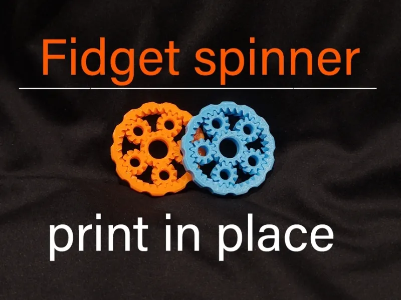 Quick gear fidget spinner