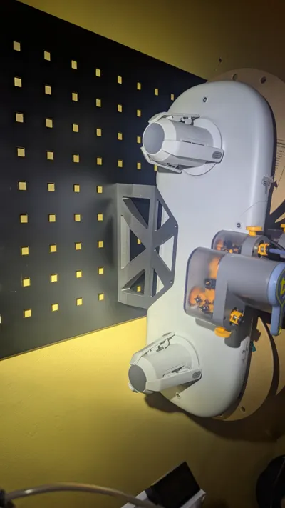 AMS lite bracket for B&Q pegboard by B3Dcraft - MakerWorld