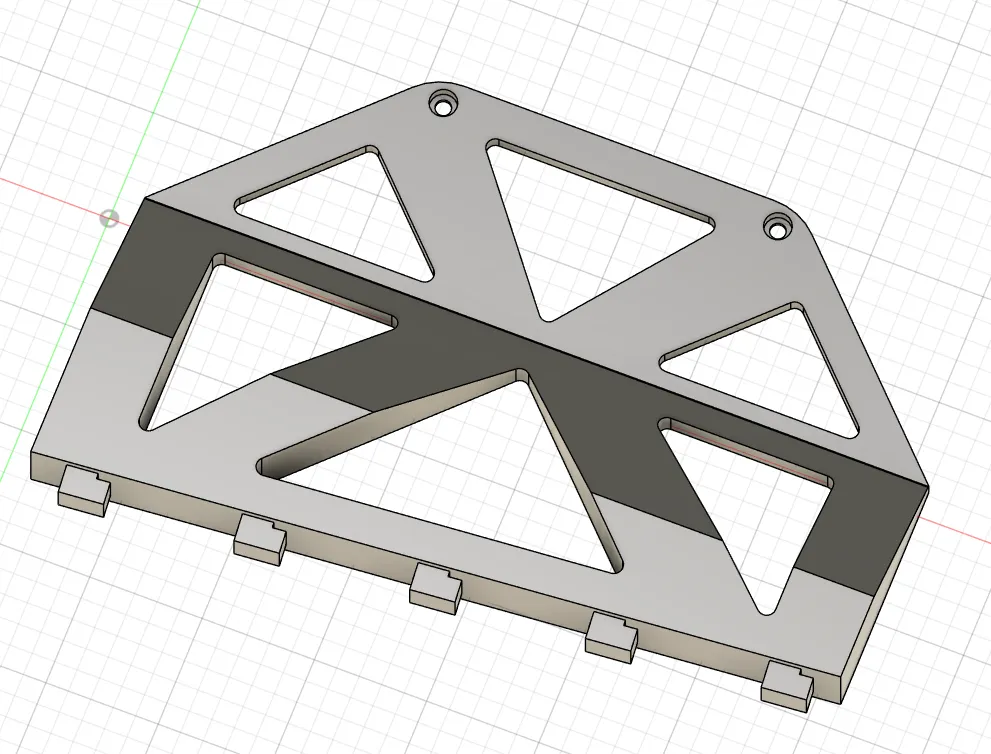 AMS lite bracket for B&Q pegboard by B3Dcraft - MakerWorld