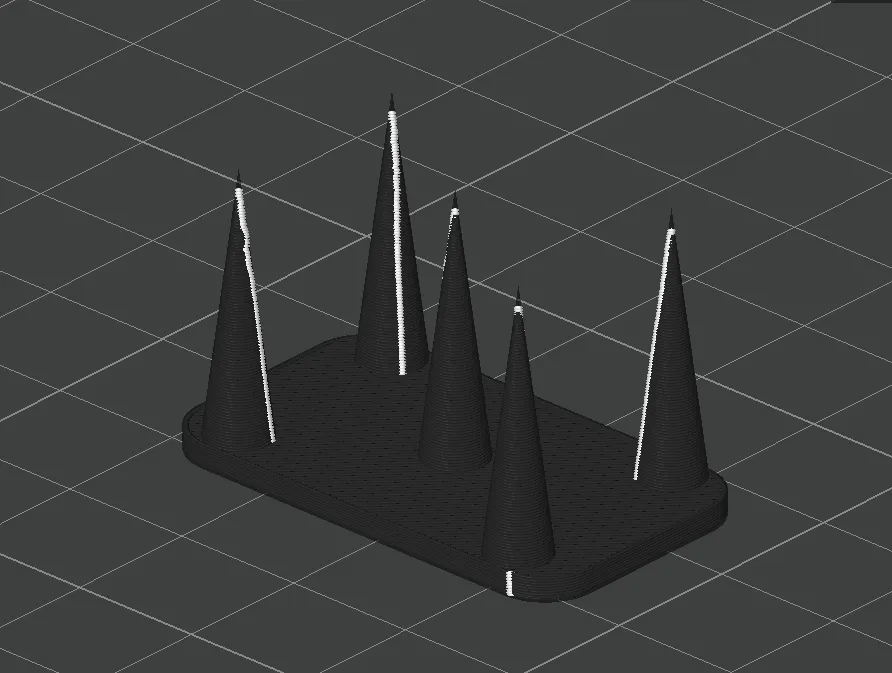 prueba de 'stringing' - Modelo de impresión 3D gratuito - MakerWorld