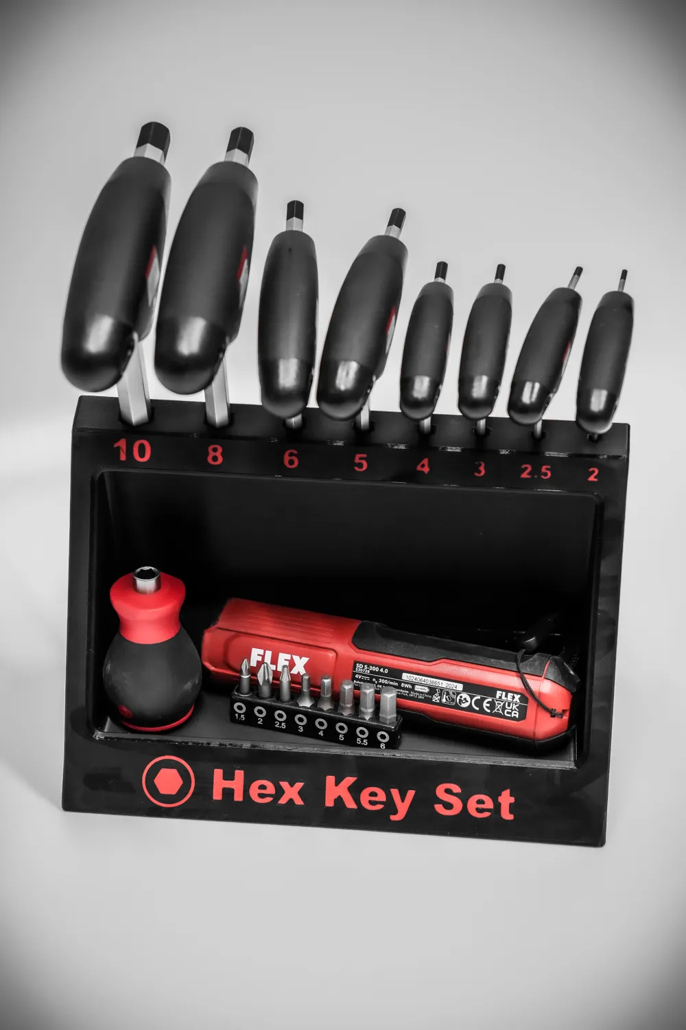 Hex Key Holder INBUS T-Handle Set/ Desk Organizer by Nootes MakerWorld ...