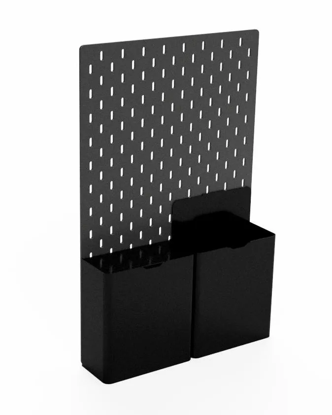 Ikea skadis trash can