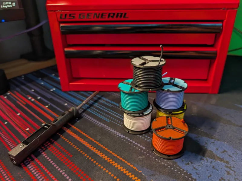 Custom Color Coded Wire Spool (22AWG)