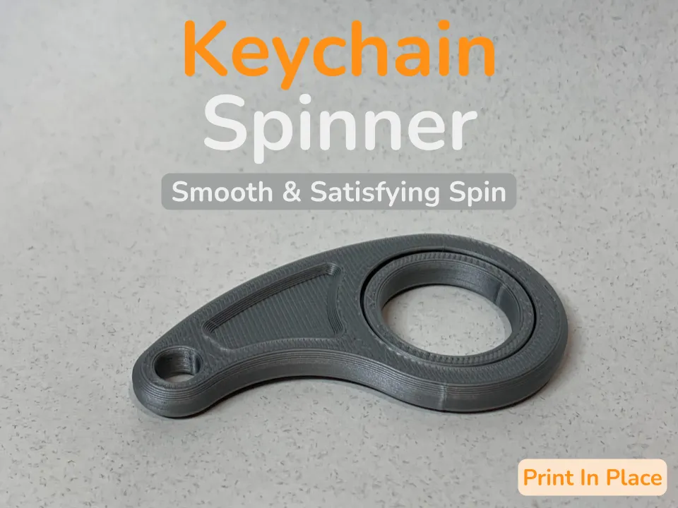 Keychain Spinner - Free 3D Print Model - MakerWorld