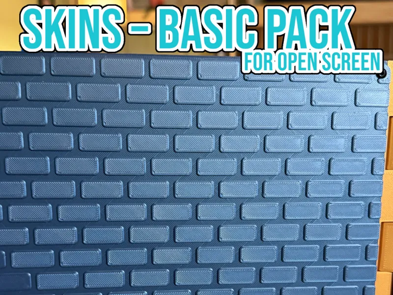 Skins - Basic Brick & Logo Pattern for Open Screen
