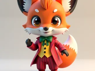 Stylischer Fuchs