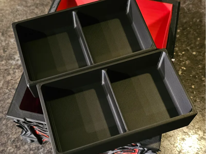 Stacking trays for small chest / Jewelry Box 