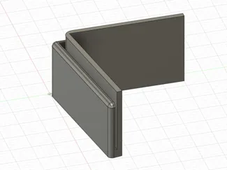 Small paper holder 80 degree