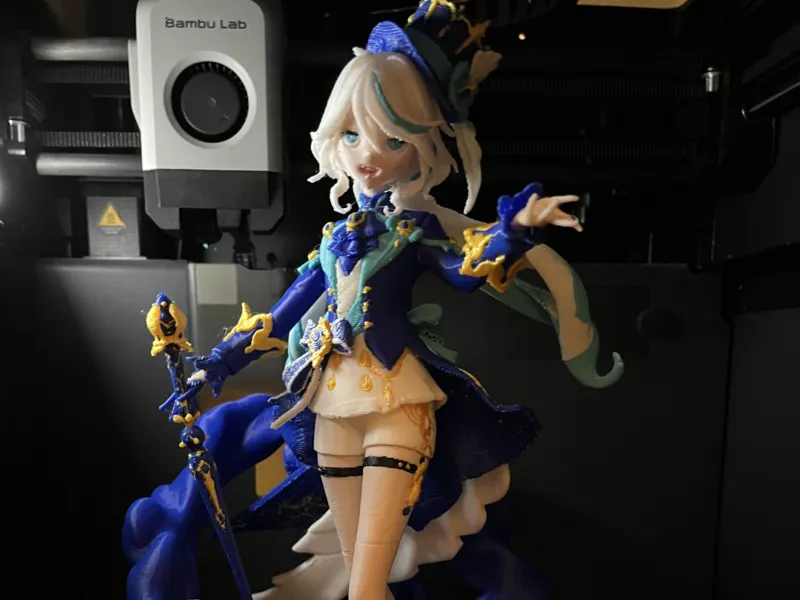 Furina Genshin Impact statue/miniature precolored 