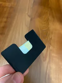 Inside cash holder