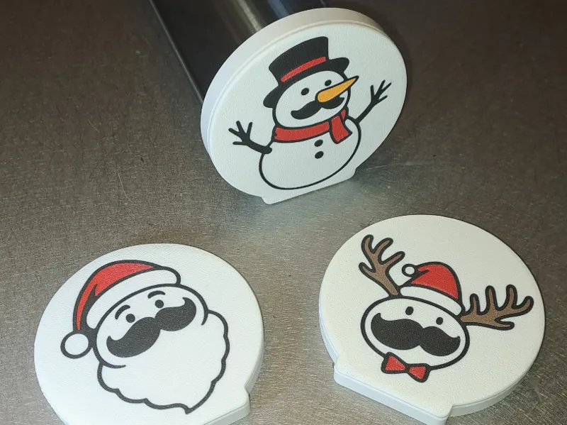 Couvercles Pringles Noël