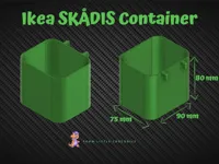 Bac pour panneau Ikea Skadis — photo 2