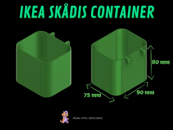 Bac pour panneau Ikea Skadis