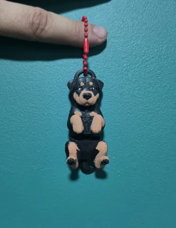 Llavero: ROTTWEILER - Articulated Keychain Toy Flexi Dog — vista de referencia 3