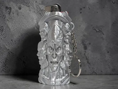 Zombie Bic Lighter Case
