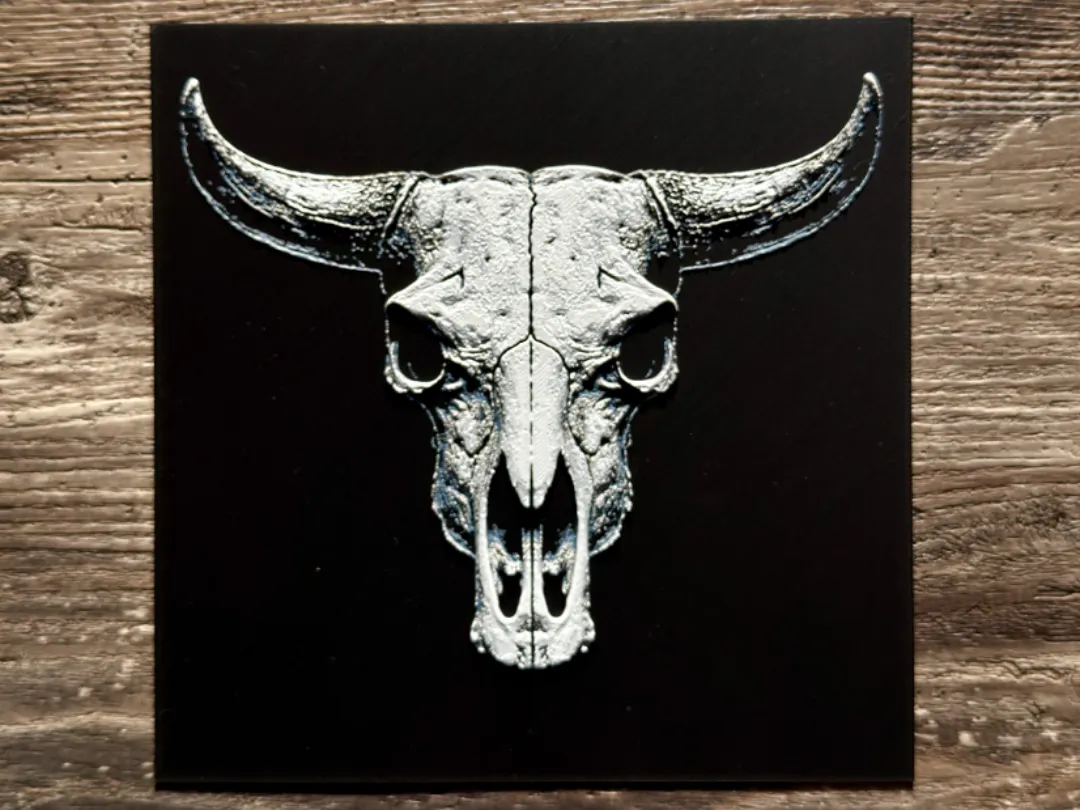 Highland Cow Skull Series - Free 3D Print Model - MakerWorld