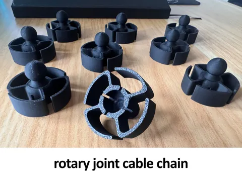 Desk cable chain (round) view 2