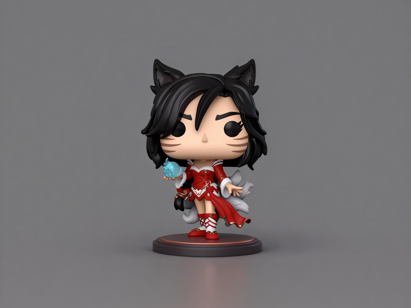 九尾妖狐阿狸-英雄联盟LOL双城之战-Funko丰高POP涂色玩具