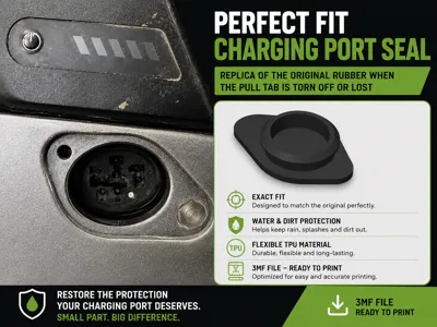 Charging Port Seal Electric Bicycle