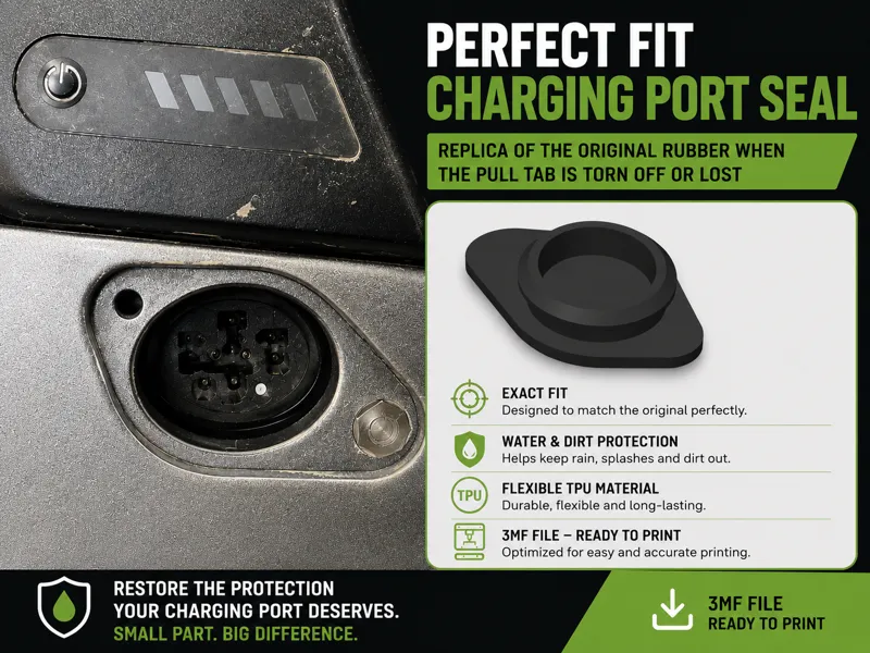 Charging Port Seal Electric Bicycle