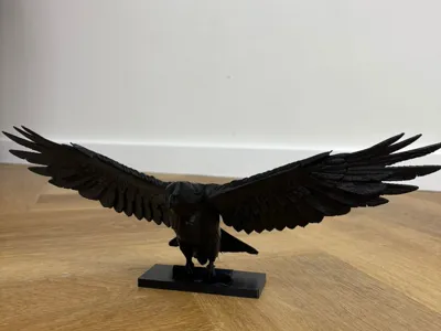 Majestic Eagle with Outstretched Wings