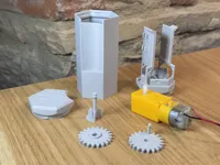 All Motor Mount Pieces - 1 Plate